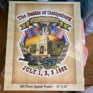 The Battle of Gettysburg 150th Anniversary July1,2,3 1863 Puzzle EUC🧩🧩